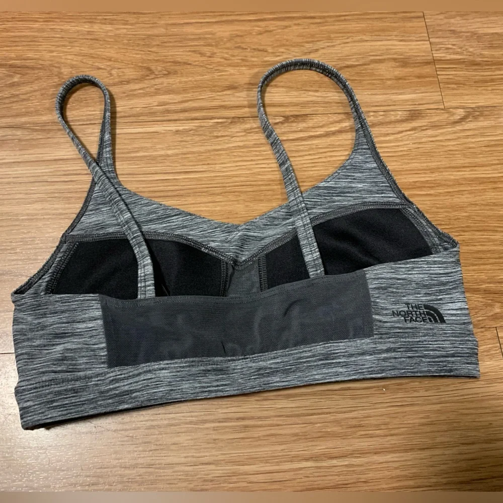 The North Face Women's Black and Gray Sports Bra - Picture 2 of 3